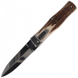 Nóż sprężynowy Mikov Predator Deer Stag (241-NP-1/KP)