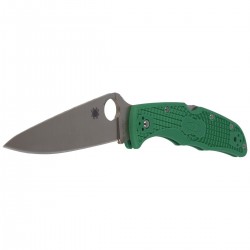 Nóż Spyderco Endura 4 FRN Green Flat Ground Plain (C10FPGR)