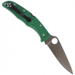 Nóż Spyderco Endura 4 FRN Green Flat Ground Plain (C10FPGR)