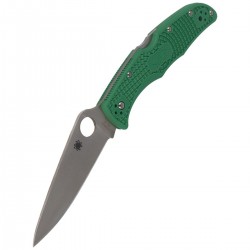 Nóż Spyderco Endura 4 FRN Green Flat Ground Plain (C10FPGR)