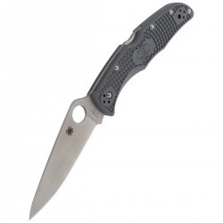 Nóż Spyderco Endura 4 FRN Gray Flat Ground Plain (C10FPGY)