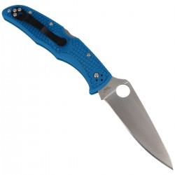 Nóż Spyderco Endura 4 FRN Blue Flat Ground Plain (C10FPBL)