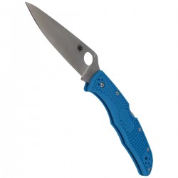 Nóż Spyderco Endura 4 FRN Blue Flat Ground Plain (C10FPBL)