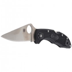 Nóż Spyderco Delica 4 FRN Black Flat Ground Plain (C11FPBK)