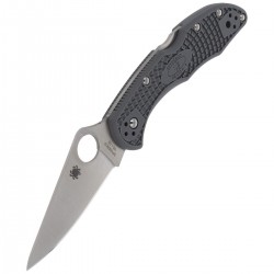 Nóż Spyderco Delica 4 FRN Gray Flat Ground Plain (C11FPGY)