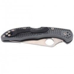 Nóż Spyderco Delica 4 FRN Gray Flat Ground Plain (C11FPGY)