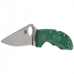 Nóż Spyderco Delica 4 FRN Green Flat Ground Plain (C11FPGR)