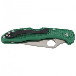 Nóż Spyderco Delica 4 FRN Green Flat Ground Plain (C11FPGR)