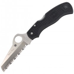 Nóż Spyderco Rescue 79mm Lightweight Black Spyder (C45SBK)