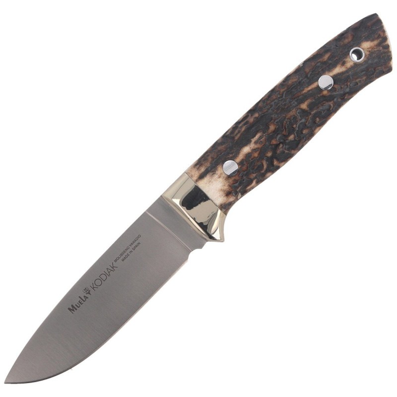 Muela Full Tang Knife Deer Stag 100mm (KODIAK-10A)