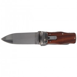 Nóż sprężynowy Mikov Predator Wood z Piłą (241-ND-2/KP)