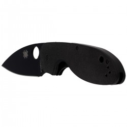 Nóż Spyderco Efficient G-10 Black / Black Blade Plain (C216GPBBK)