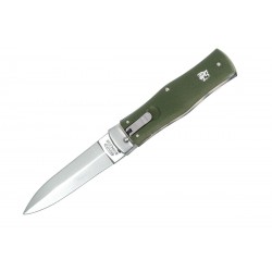 Nóż sprężynowy Mikov Predator ABS Green Klips (241-NH-1/N GR)
