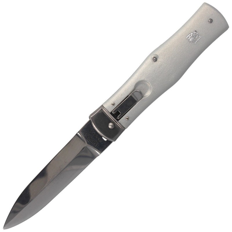 Nóż sprężynowy Mikov Predator ABS Grey, Klips (241-NH-1/N GRY)