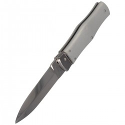 Nóż sprężynowy Mikov Predator ABS Grey, Klips (241-NH-1/N GRY)