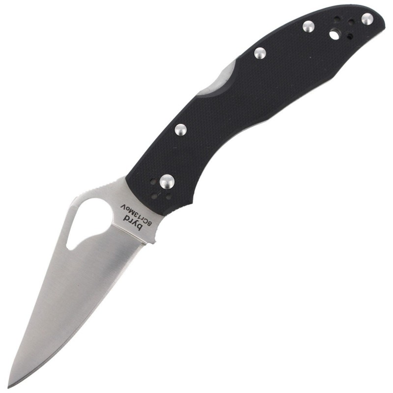 Nóż Spyderco Byrd Meadowlark 2 G-10 Black Plain (BY04GP2)