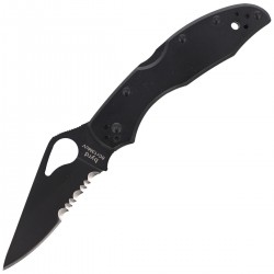 Nóż Spyderco Byrd Meadowlark 2 Stainless Black Blade Combination (BY04BKPS2)