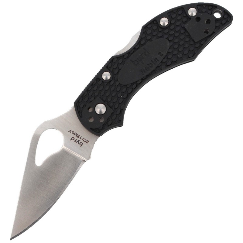 Nóż Spyderco Byrd Robin 2 FRN Black Plain (BY10PBK2)