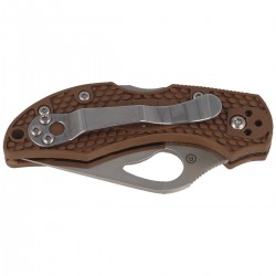 Nóż Spyderco Byrd Robin 2 FRN Brown Plain (BY10PBN2)