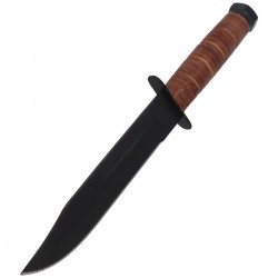 Nóź Herbertz Solingen Leather wzór Ka-Bar 180mm (101018)