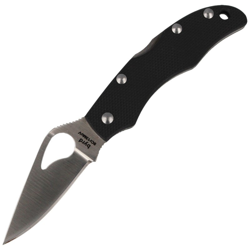 Nóż Spyderco Byrd Finch 2 G-10 Black Plain (BY11GP2)