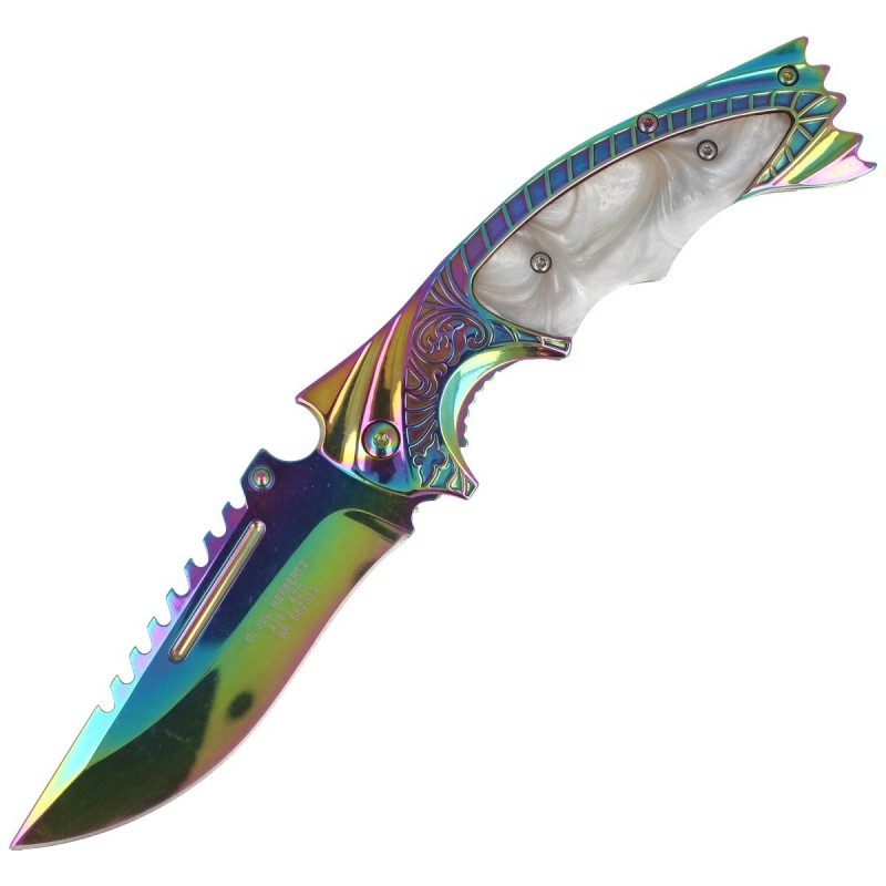 Nóż Herbertz Solingen Rainbow Clip Point Folder (567312)