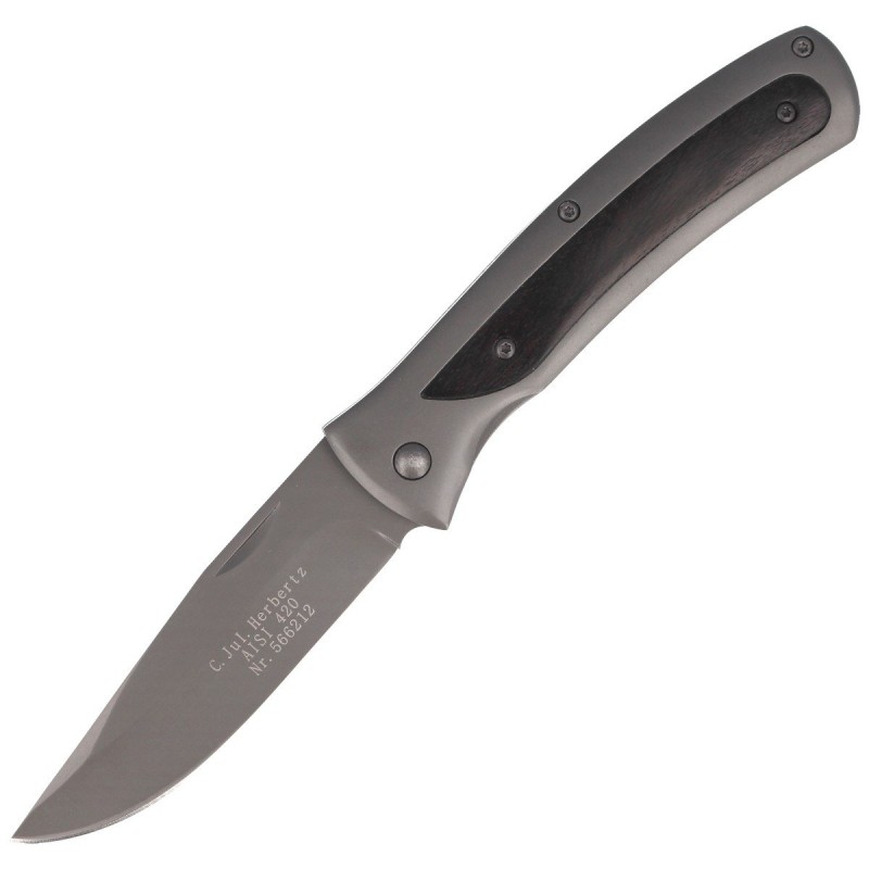 Nóż Herbertz Solingen Titanium Clip Point Folder (566212)