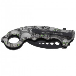 Nóż karambit Herbertz Solingen Skulls Design 73mm (572413)