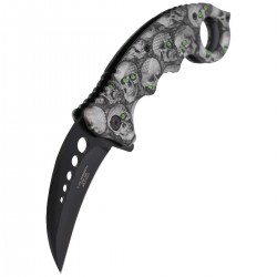 Nóż karambit Herbertz Solingen Skulls Design 73mm (572413)