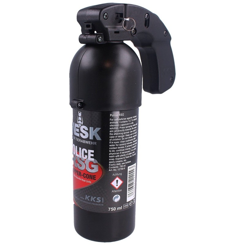 Gaz pieprzowy KKS VESK Police RSG Gel 750ml Cone (12750-H V)