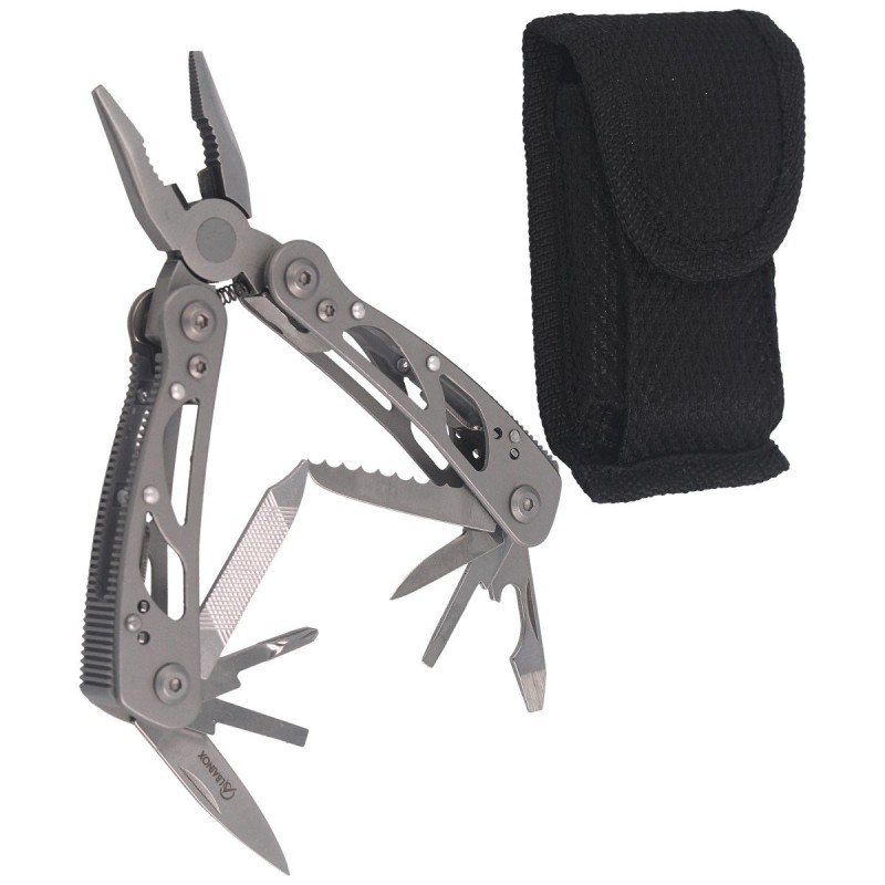 MultiTool Martinez Albainox Aluminium 11 funkcji, Etui (33925)