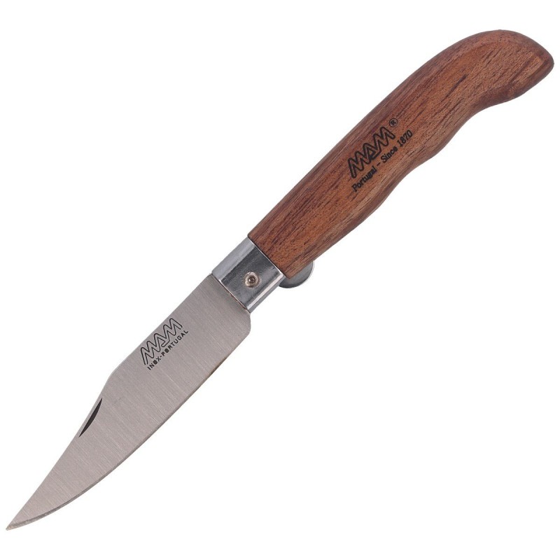 Nóż MAM Sportive z blokadą, Medium Dark Beech Wood 83mm (2046-MW)