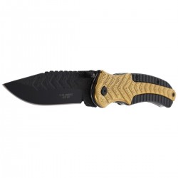 Nóż Herbertz Solingen Hit Black-Gold Drop Point Folder (577713)