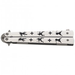 Nóż motylek Martinez Albainox Balisong Ninja Shuriken (36241)